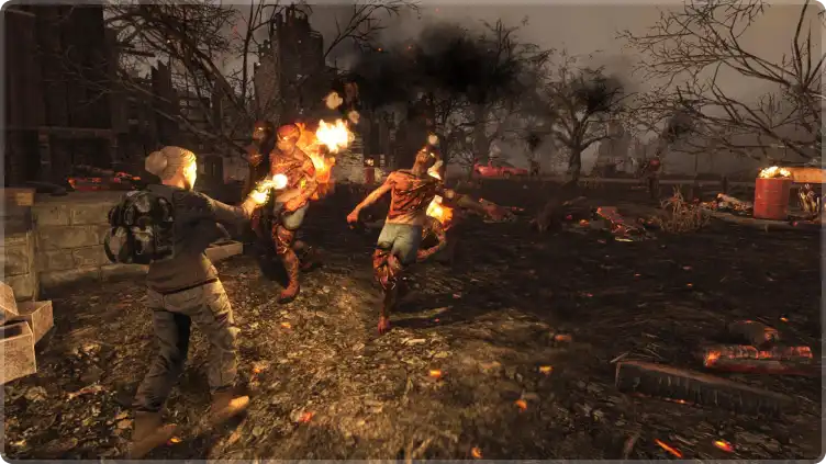 multiplayer Myth of Empires fighting zombies