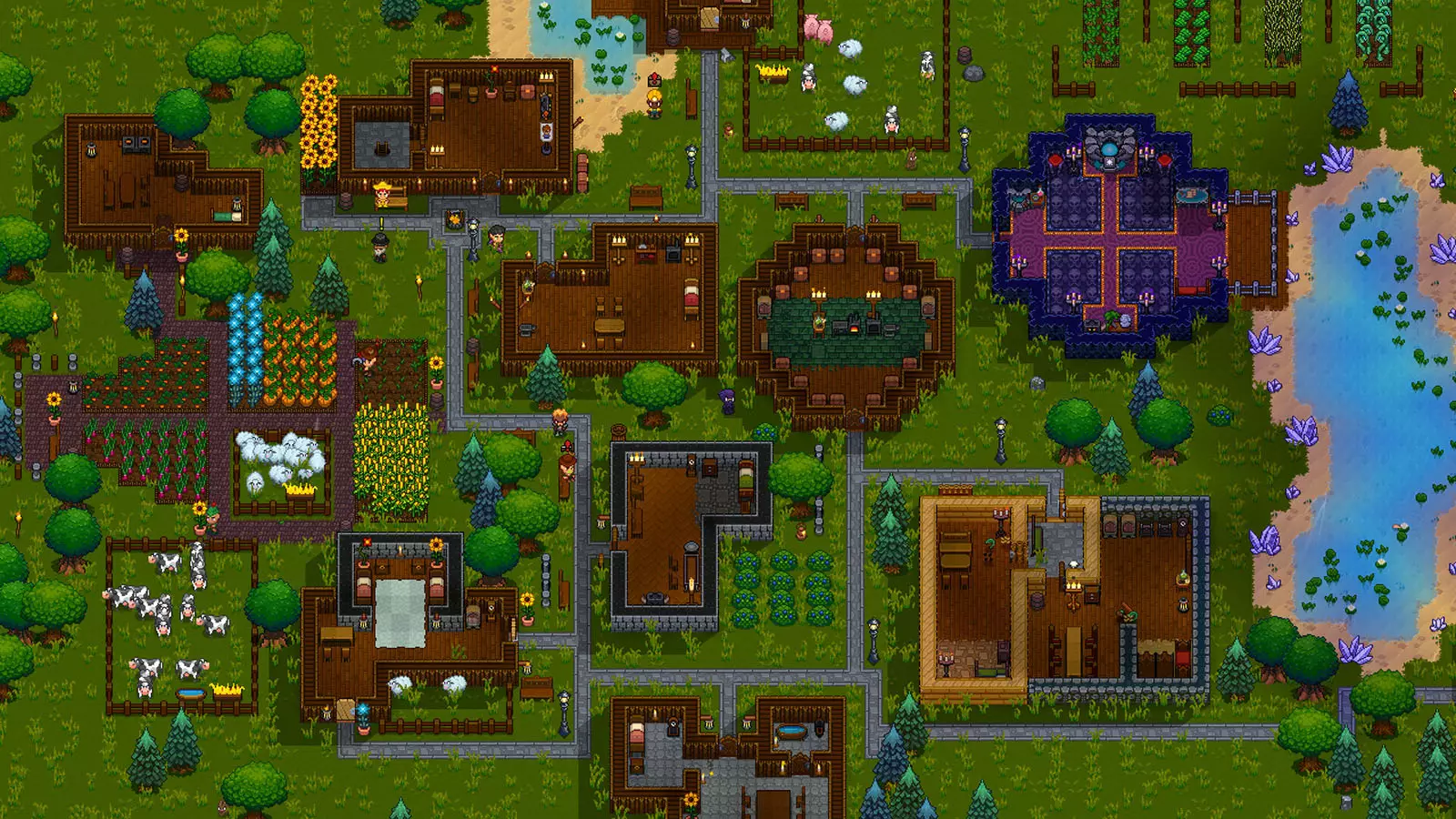 Game server customization screenshot showing multiplayer gaming environment and server configuration options