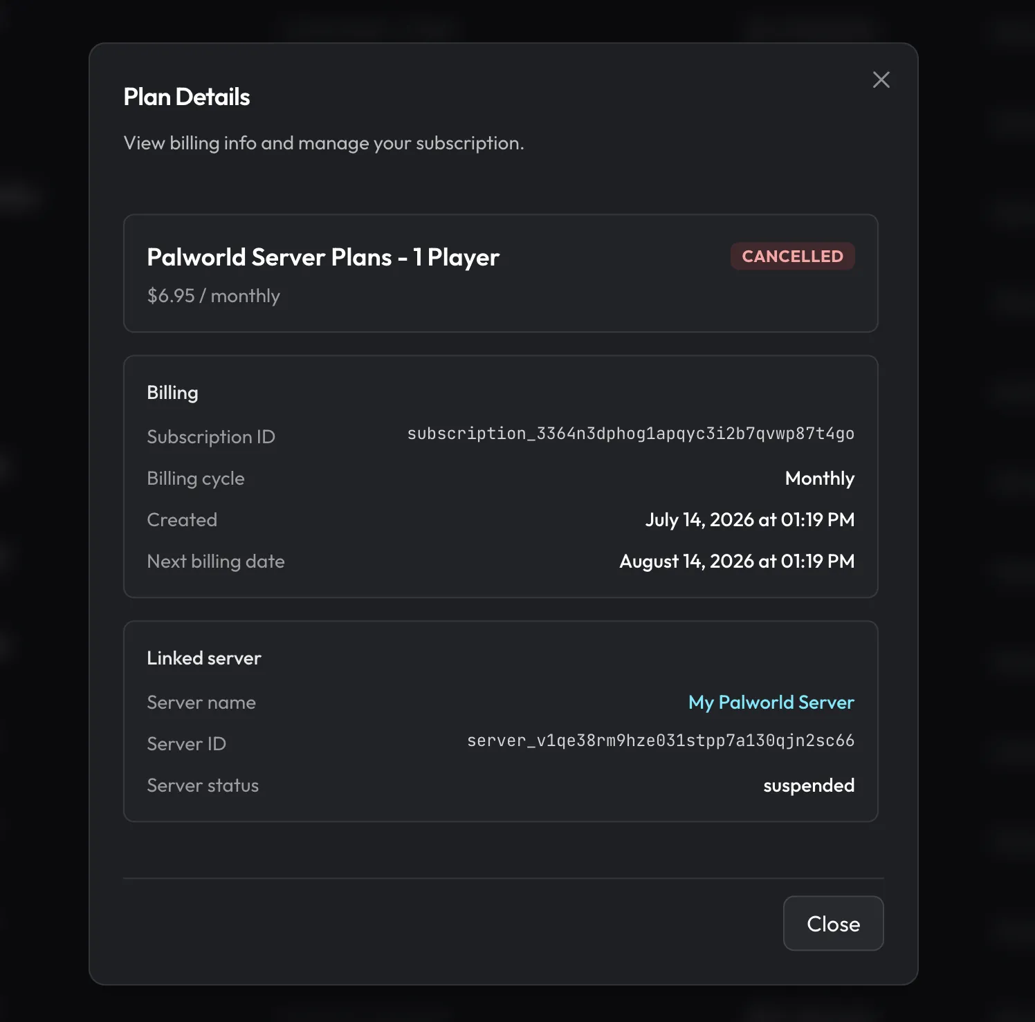 Past-due plan
