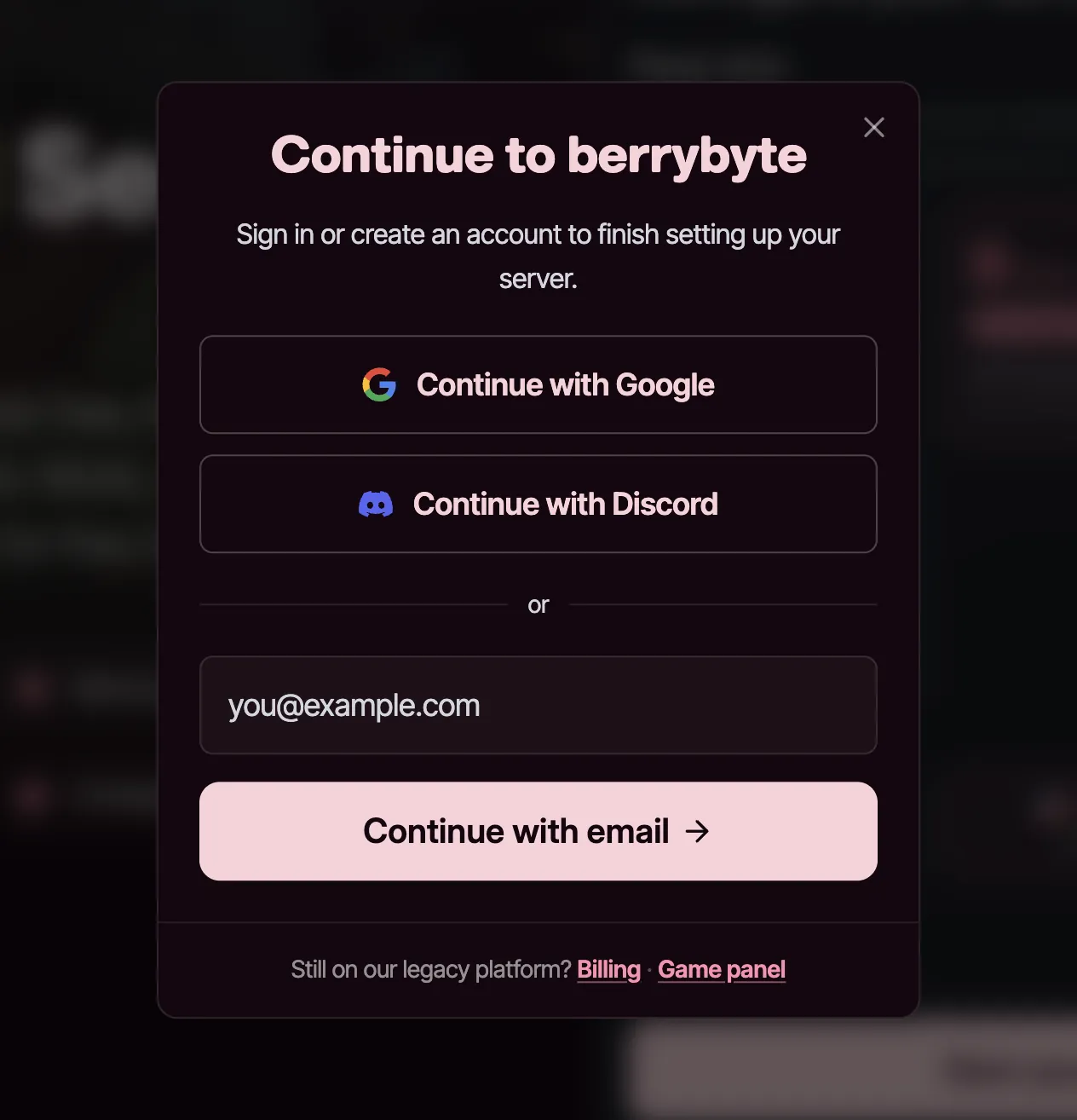 Sign in before checkout